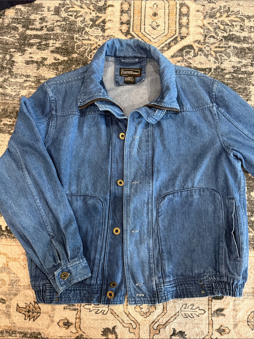 EPIC RARE VINTAGE 80’s Jean-Bomber Jacket -LIKE NEW!